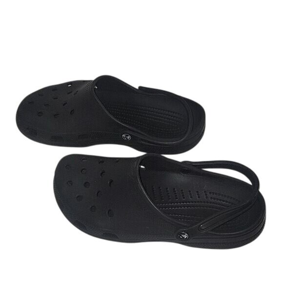 CROCS Mens Black Classic Clogs 12 lightweight comfort‎ athleisure - Picture 3 of 6